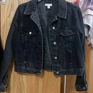 Topshop Cropped Jean Jacket